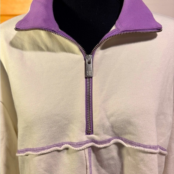 Sweaty Betty Revive Half Zip Sweatshirt Medium - Picture 6 of 9